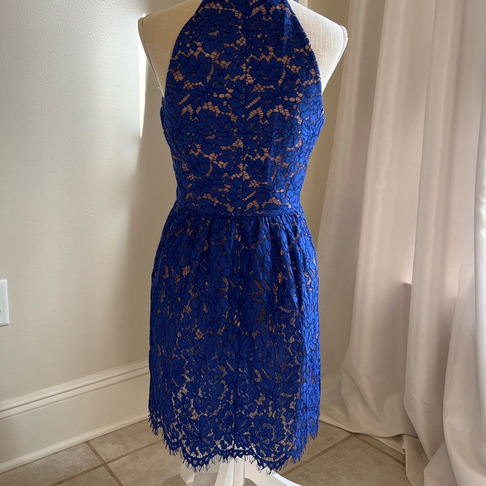 “HOST PICK” 🎉 NWT BCBGMAXIZRIA size  4 royal blue lace dress - Picture 2 of 8